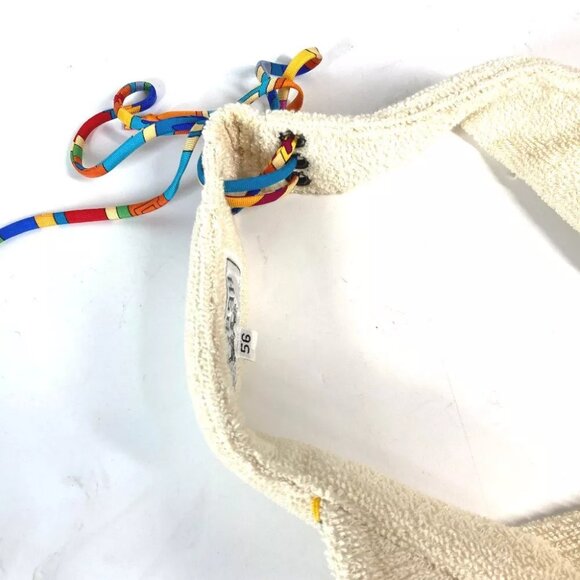 HERMES pile hat Sun visor cotton IvoryBased/Multicolore - Picture 2 of 11